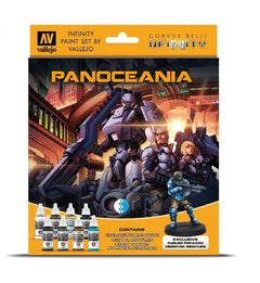 Vallejo: Infinity - Panoceania - Exclusive Miniature Acrylic Paint Set-1