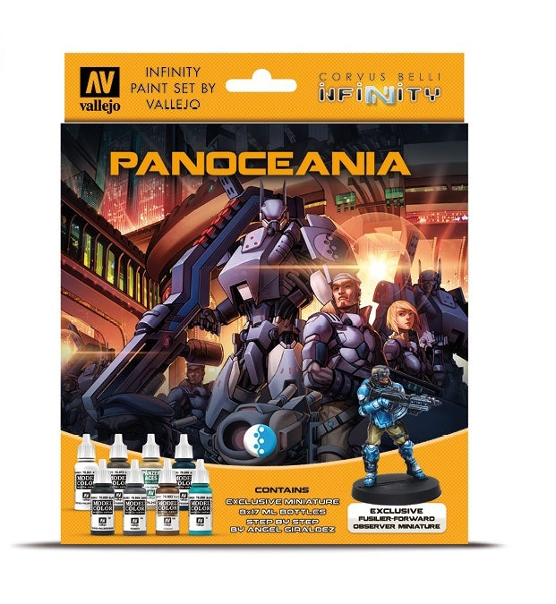 Vallejo: Infinity - Panoceania - Exclusive Miniature Acrylic Paint Set