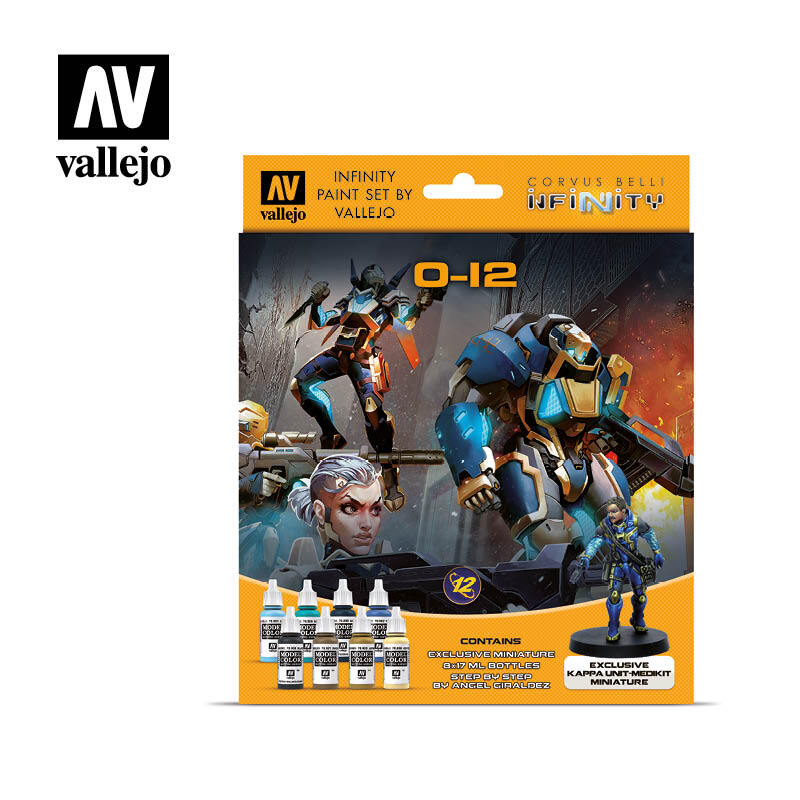 Vallejo: Infinity - O-12 - Exclusive Miniature Acrylic Paint Set
