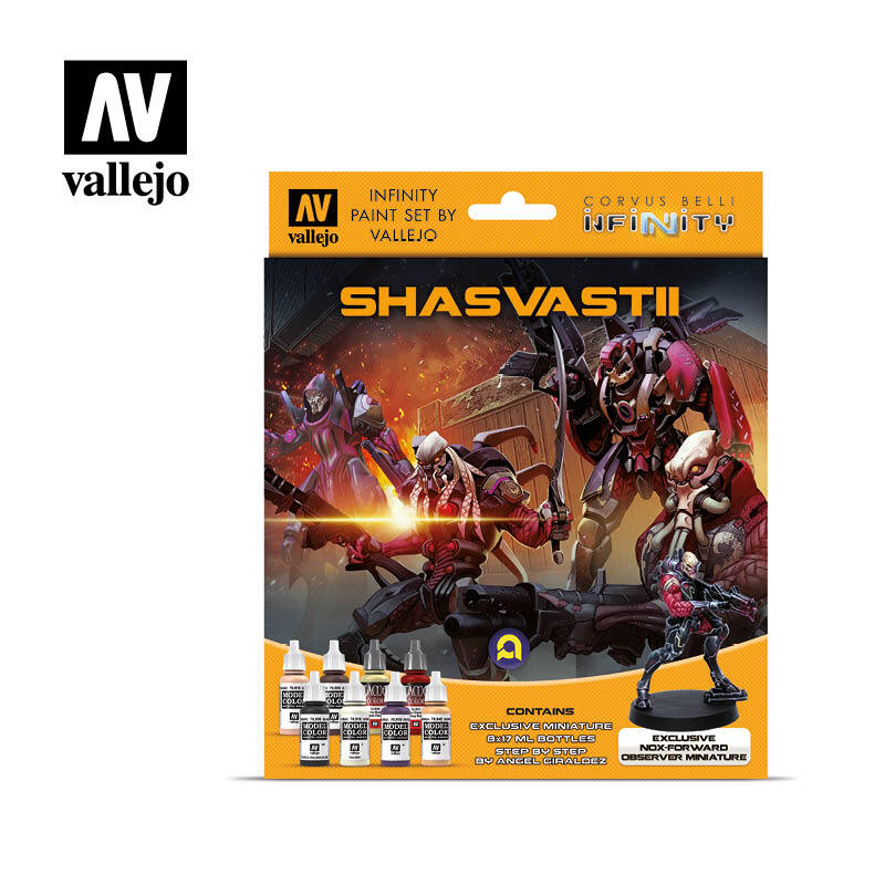 Vallejo: Infinity - Shasvastii - Exclusive Miniature Acrylic Paint Set-1