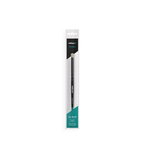 Vallejo Hobby Brushes: Dry Brush Natural Hair Small-1