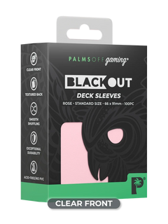 Blackout Deck Sleeves - Rose-1