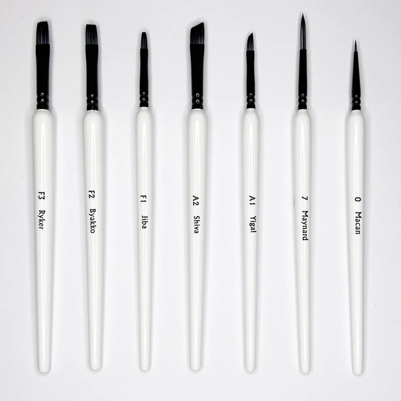Chronicle Brushes - Techlon Tiger Drybrush Set-3