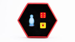 CATAN Premium Robber and Metal Dice Set Opalite-2