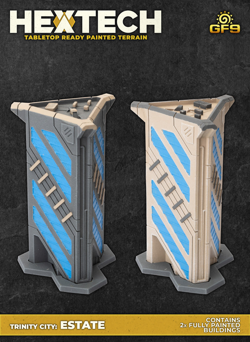 Hextech: Estate (Two Painted Buildings)-1