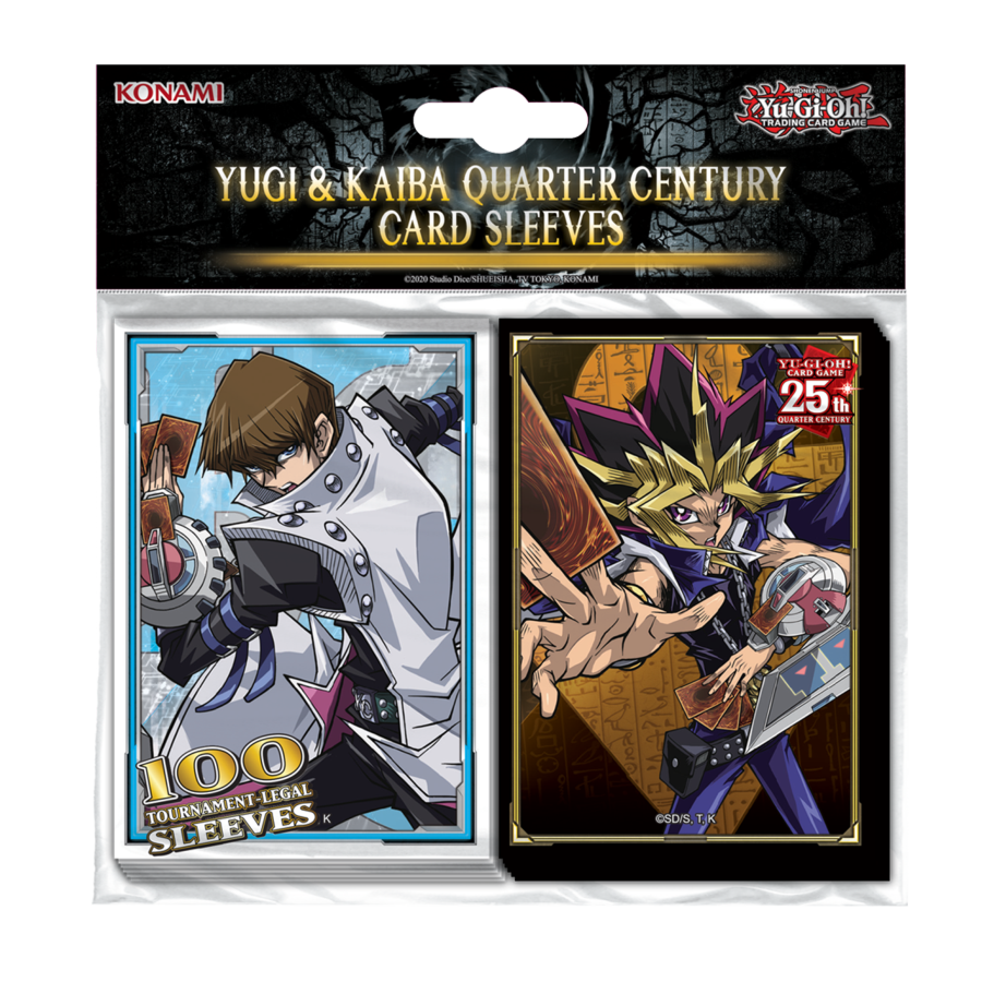 Yu-Gi-Oh! - Yugi & Kaiba Quarter Century Card Sleeves-1
