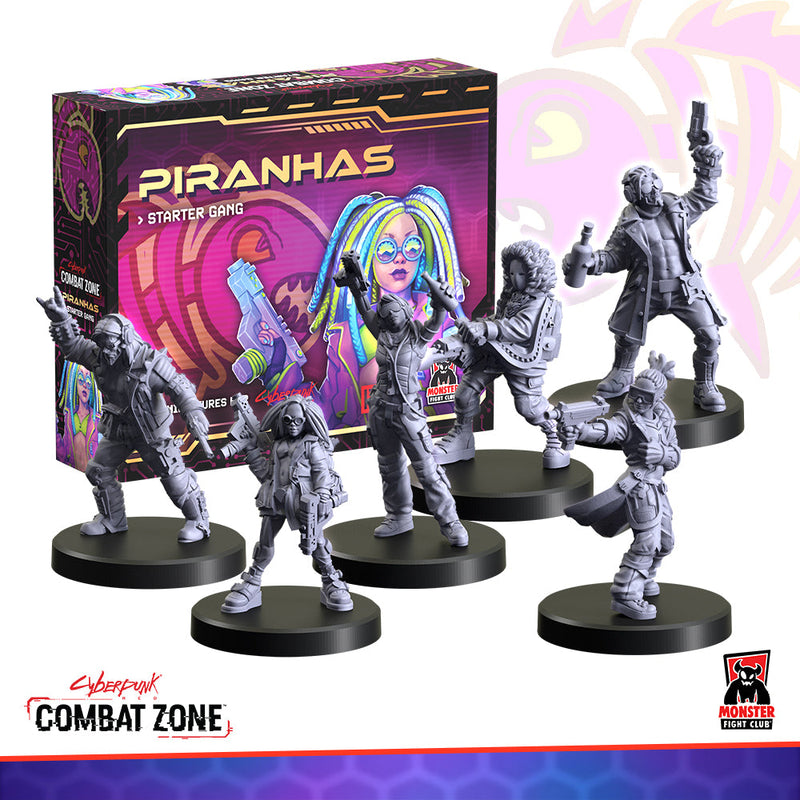 Cyberpunk RED: Combat Zone: Piranhas Starter Box-1