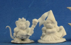 Reaper Bones: Mousling King + Princess-1