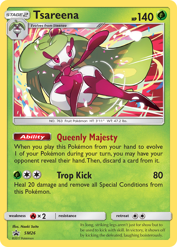 Tsareena (SM26) [Sun & Moon: Black Star Promos]-1