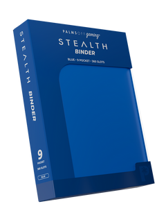 STEALTH 9 Pocket Zip Trading Card Binder - Blue-1