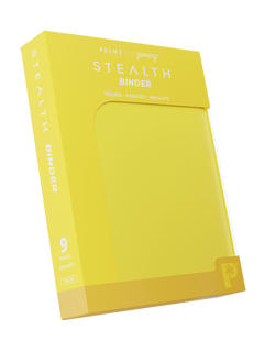 STEALTH 9 Pocket Zip Trading Card Binder - Yellow-1