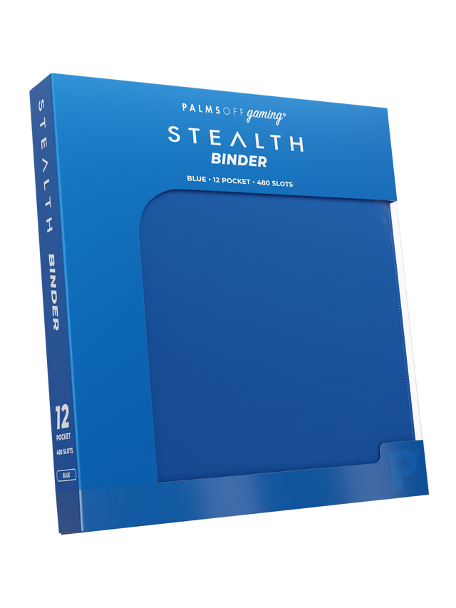 Stealth 12 Pocket Zip Binder - Blue