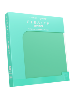 Stealth 12 Pocket Zip Binder - Turquoise-1