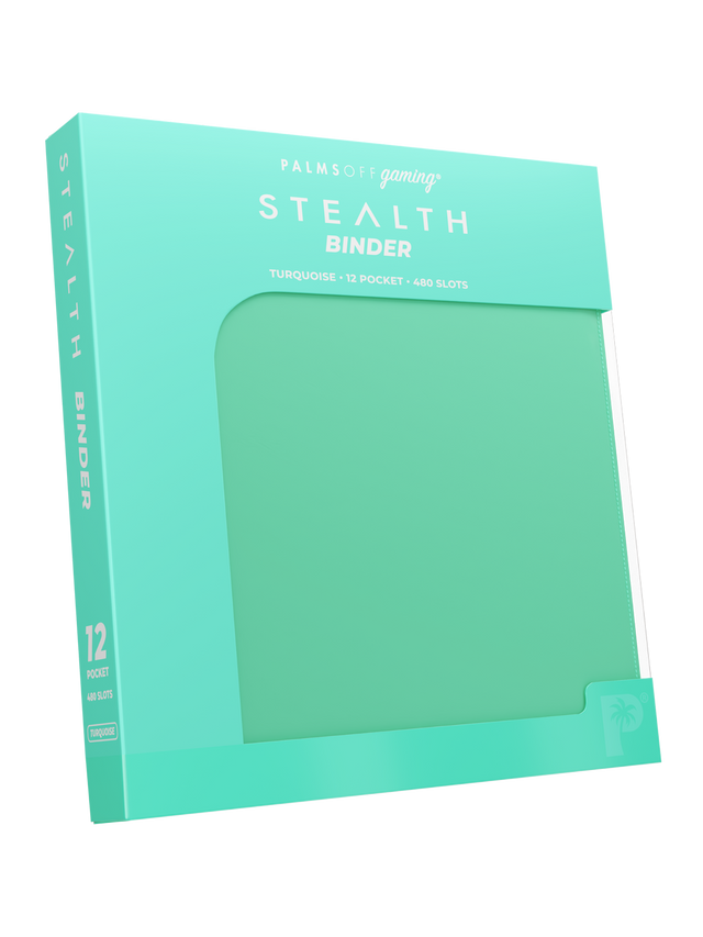 Stealth 12 Pocket Zip Binder - Turquoise
