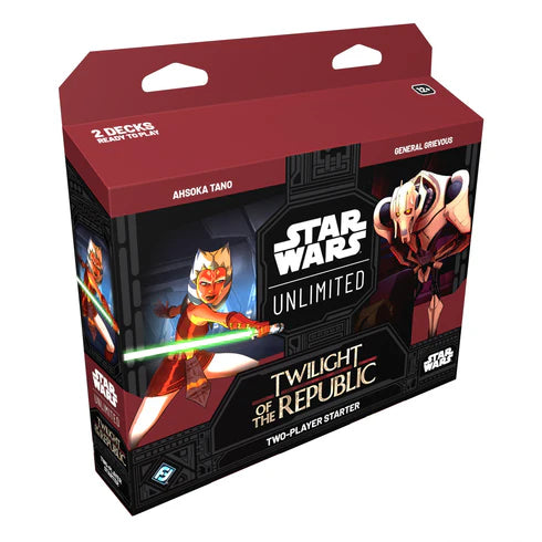 Star Wars Unlimited: Twilight of the Republic Trading Card Two Player Starter Set
