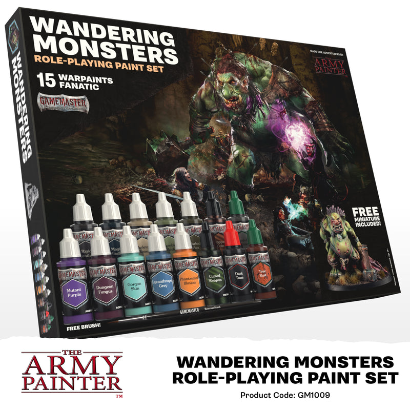 The Army Painter: Gamemaster - Wandering Monsters Warpaints Fanatic Paint Set-1