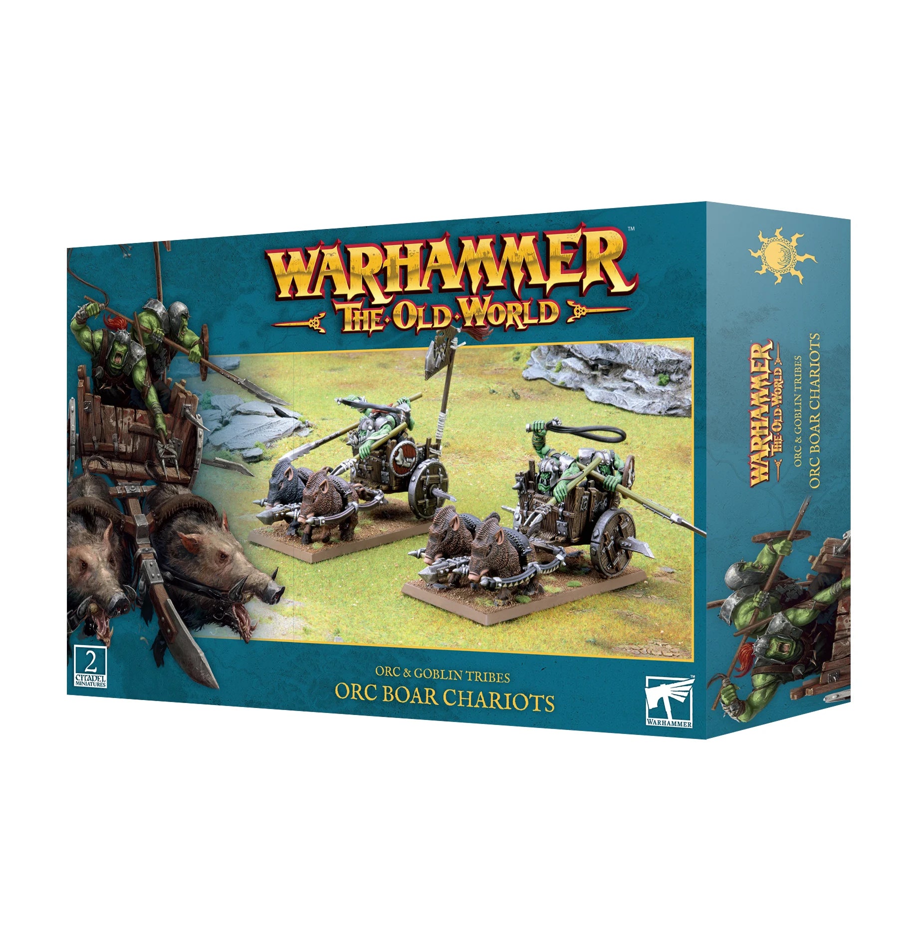 Orc & Goblin Tribes: Orc Boar Chariots-1