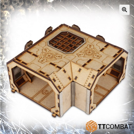 Sci-fi/Gothic Scenics - Fortified Bunker Corner-1