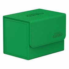 Ultimate Guard Sidewinder 80+ Xenoskin Monocolor Green Deck Box-1