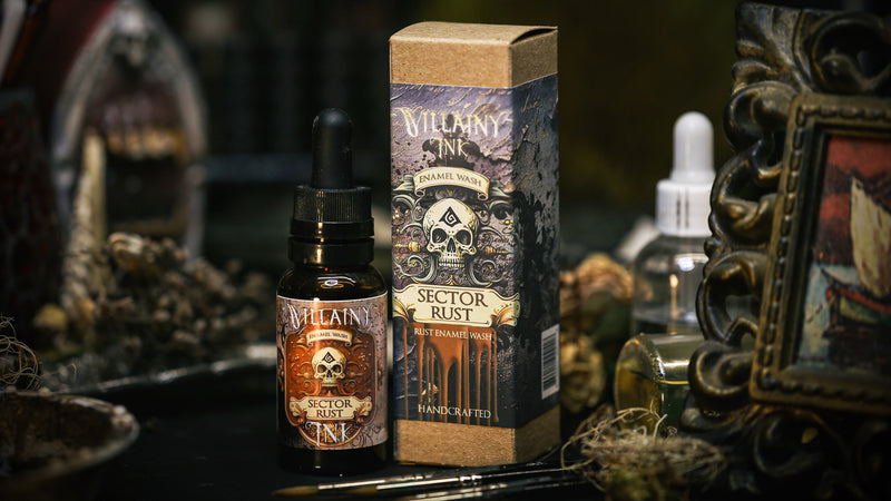 Villainy Ink Sector Rust – Enamel Wash-2