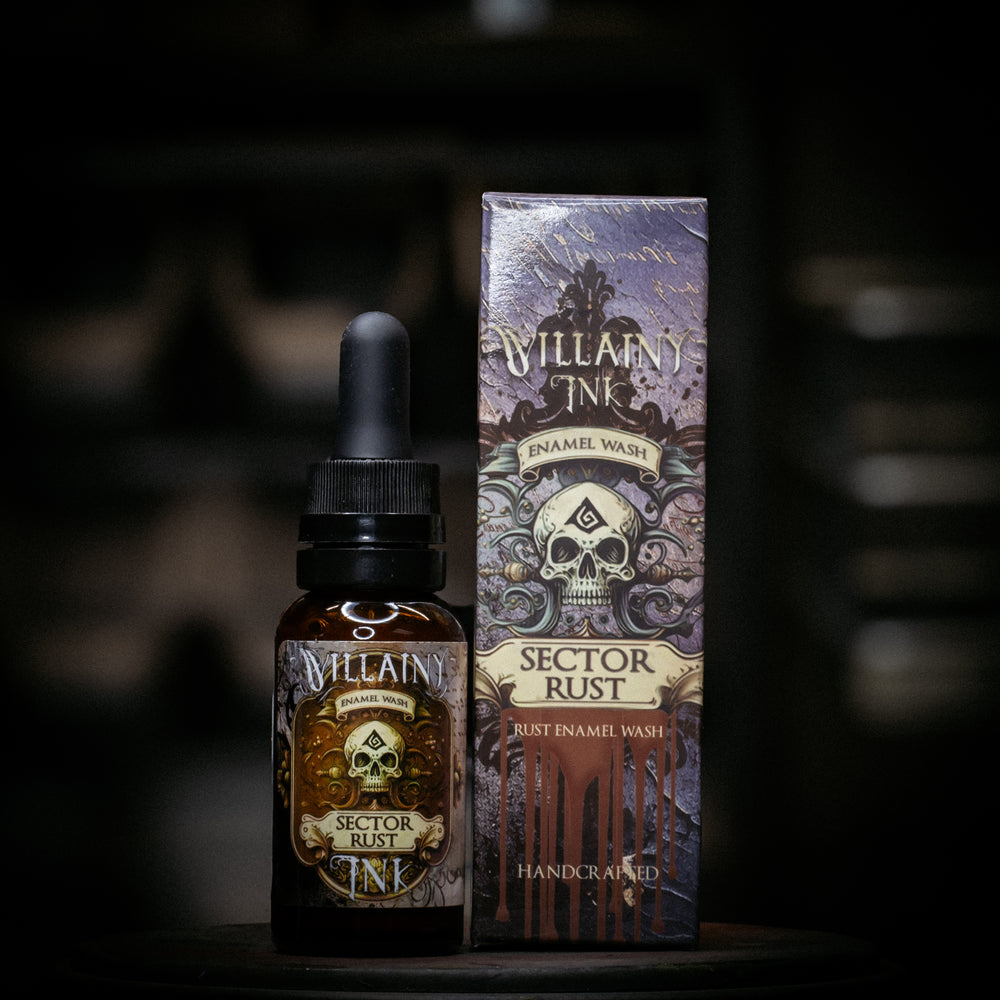 Villainy Ink Sector Rust – Enamel Wash