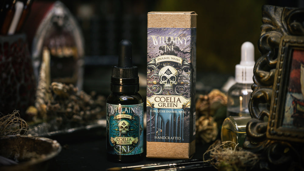 Villainy Ink Coelia Green – Enamel Wash