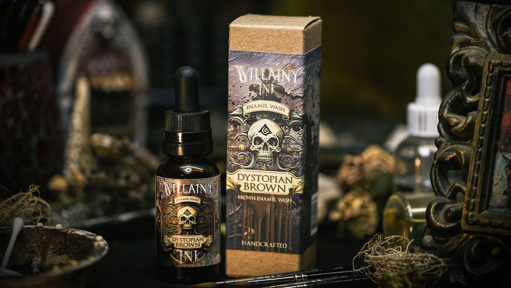 Villainy Ink Dystopian Brown – Enamel Wash