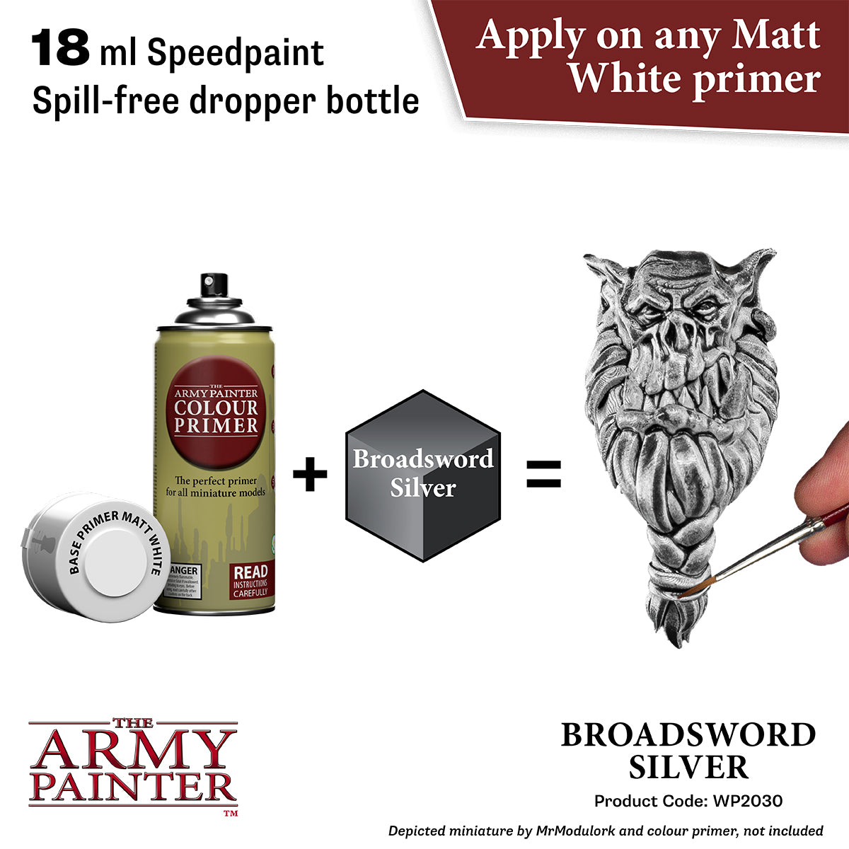 Army Painter Speedpaint - Broadsword Silver 18ml-2