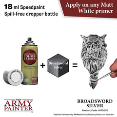 Army Painter Speedpaint - Broadsword Silver 18ml-2
