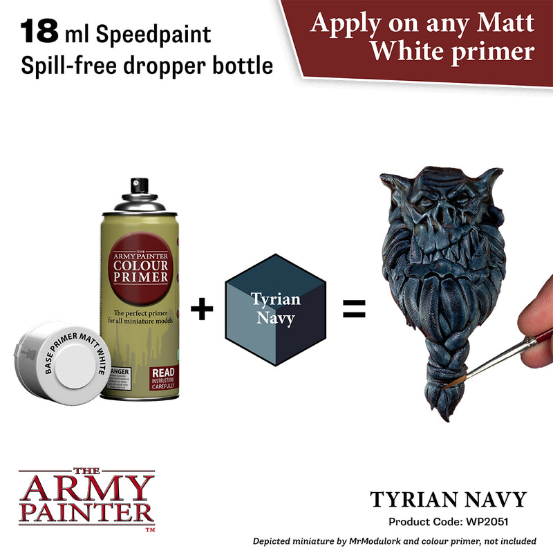 Army Painter Speedpaint - Tyrian Navy 18ml-2