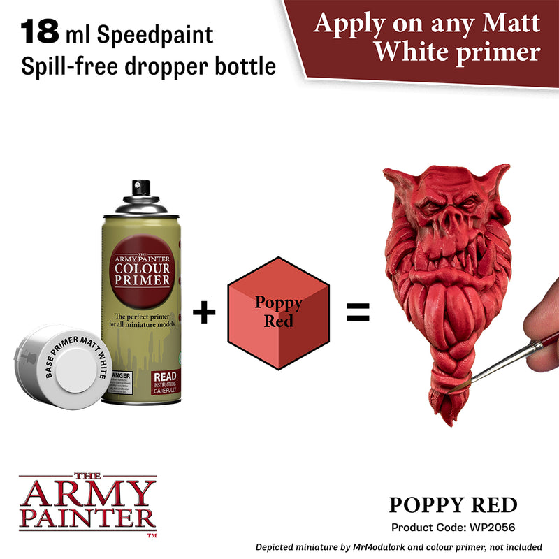 Army Painter Speedpaint - Poppy Red 18ml-2
