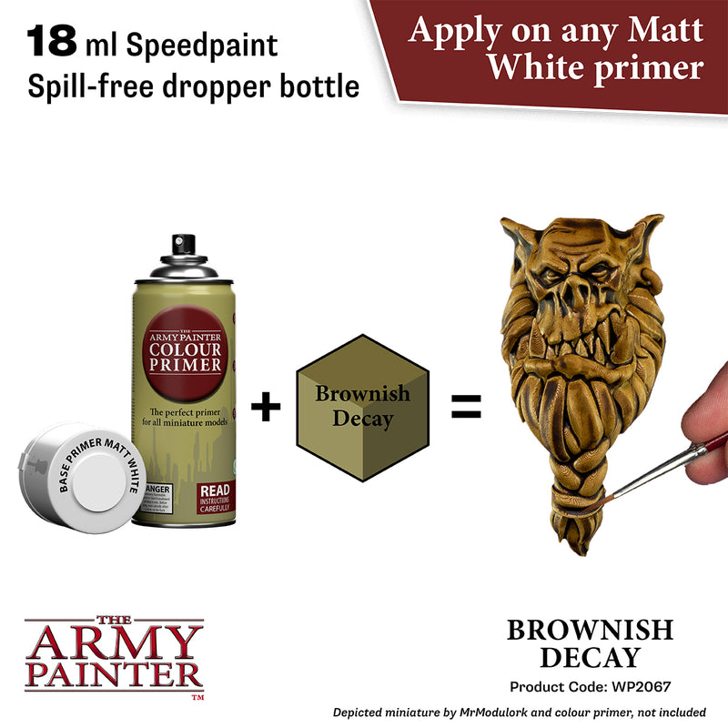 Army Painter Speedpaint - Brownish Decay 18ml-2