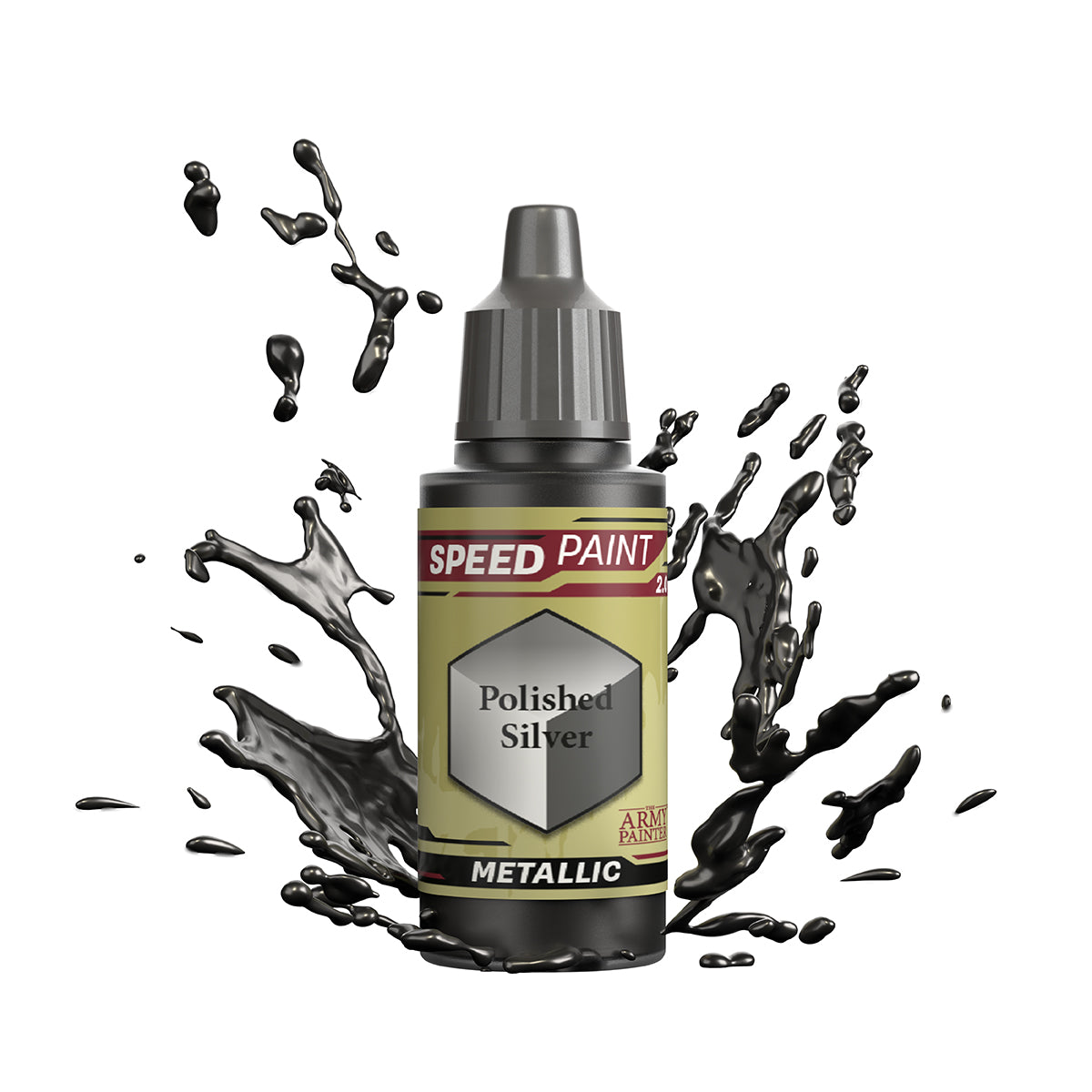 Army Painter Speedpaint - Polished Silver 18ml-1
