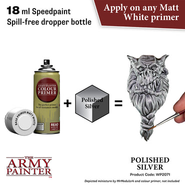 Army Painter Speedpaint - Polished Silver 18ml