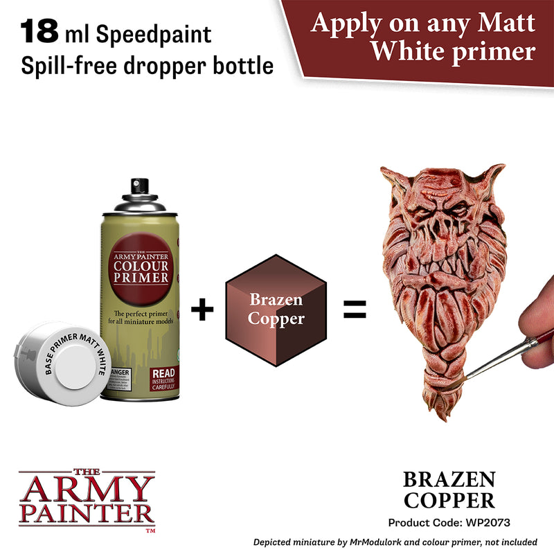 Army Painter Speedpaint - Brazen Copper 18ml-2