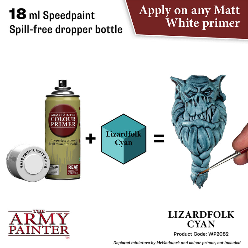 Army Painter Speedpaint - Lizardfolk Cyan 18ml-2