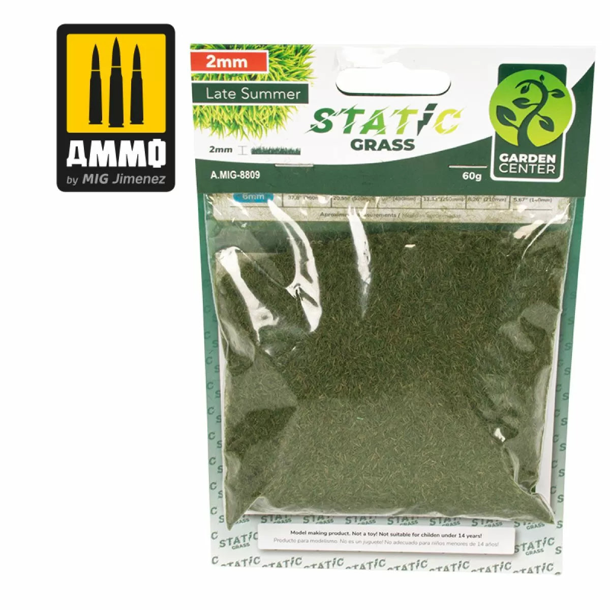 Ammo by MIG Dioramas - Static Grass - Late Summer – 4mm