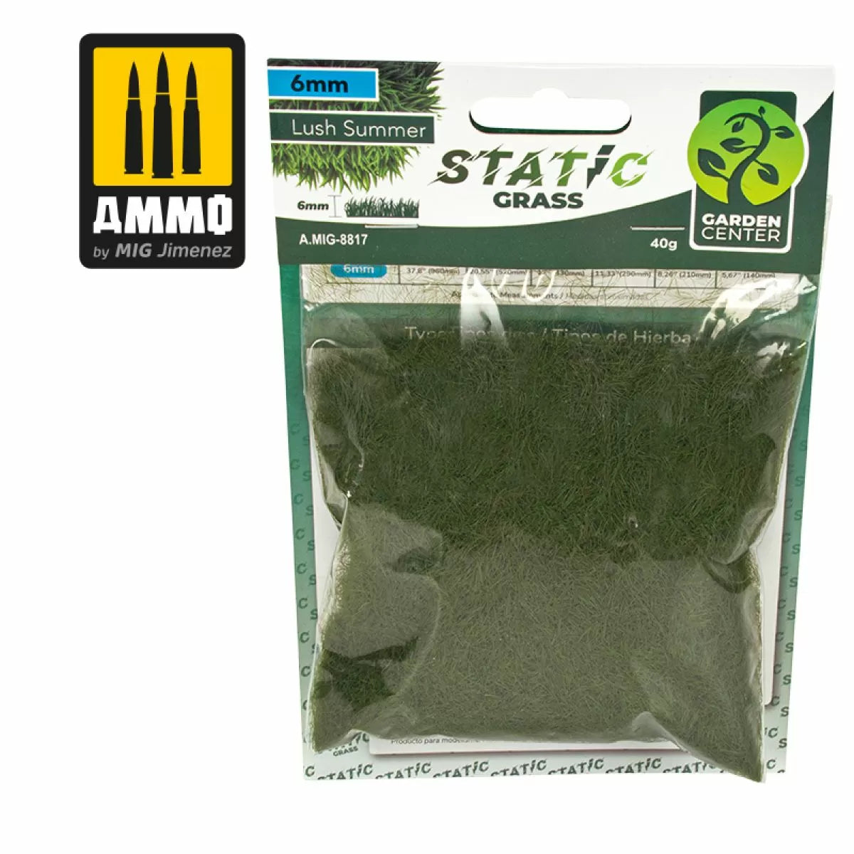 Ammo by MIG Dioramas - Static Grass - Lush Summer – 4mm-1