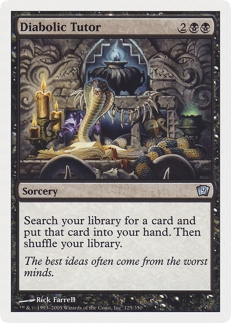 Diabolic Tutor [Ninth Edition]-1