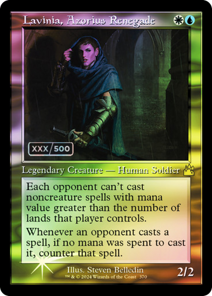 Lavinia, Azorius Renegade (Retro) (Serialized) [Ravnica Remastered]-1