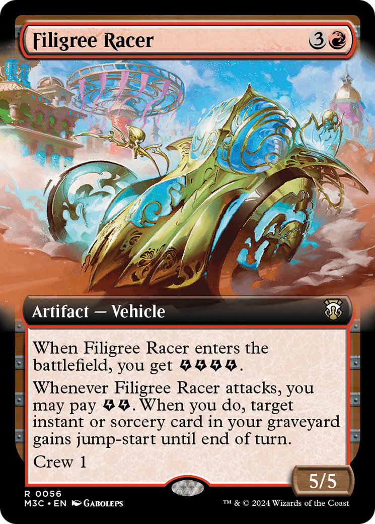 Filigree Racer (Extended Art) [Modern Horizons 3 Commander]-1
