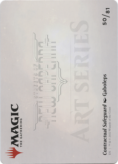 Contractual Safeguard // Contractual Safeguard (ASNC-050) - New Capenna Art Series (Borderless) Foil-2