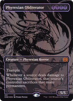 Phyrexian Obliterator (Oil Slick Raised Foil) [Phyrexia: All Will Be One]-1
