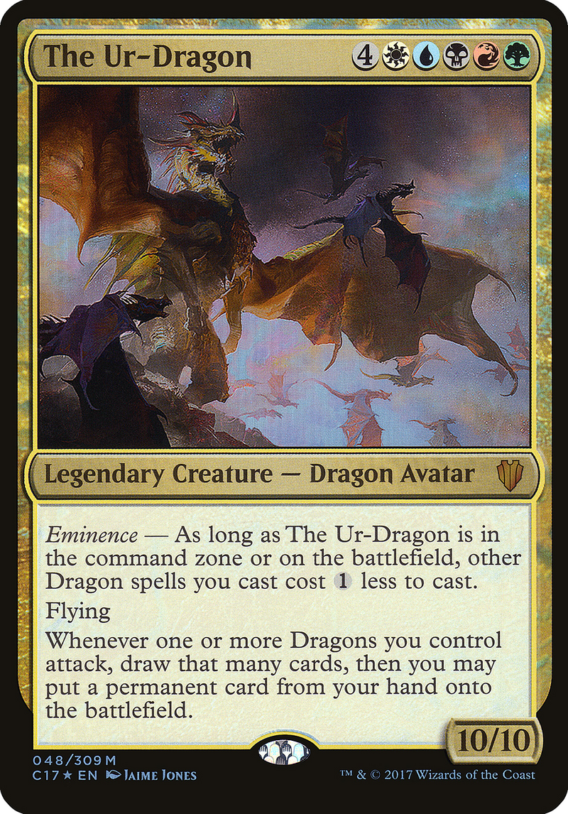 The Ur-Dragon (Oversized) [Commander 2017 Oversized]-1