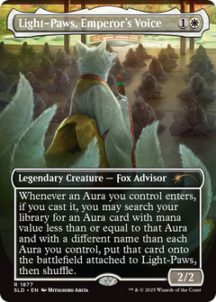 Light-Paws, Emperor's Voice (SLD-1877) - Secret Lair Drop (Borderless) Foil-1