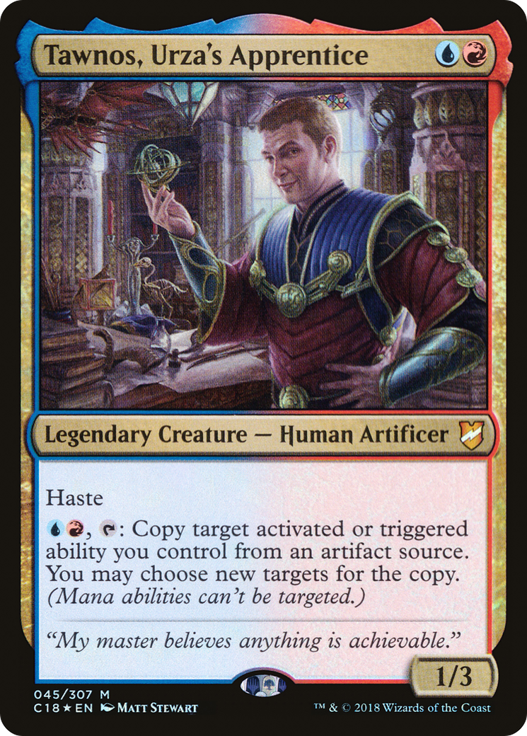 Tawnos, Urza's Apprentice [Commander 2018]-1