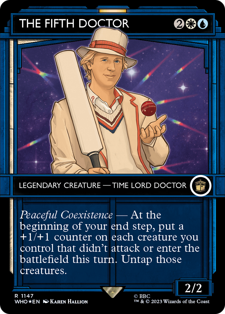 The Fifth Doctor (Showcase) (Surge Foil) [Doctor Who]-1