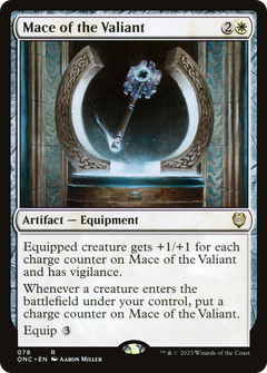 Mace of the Valiant [Phyrexia: All Will Be One Commander]-3