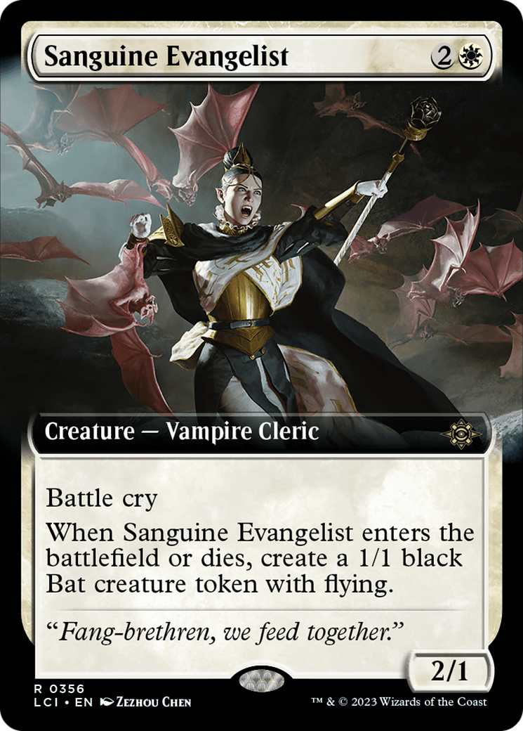Sanguine Evangelist (Extended Art) [The Lost Caverns of Ixalan]-1