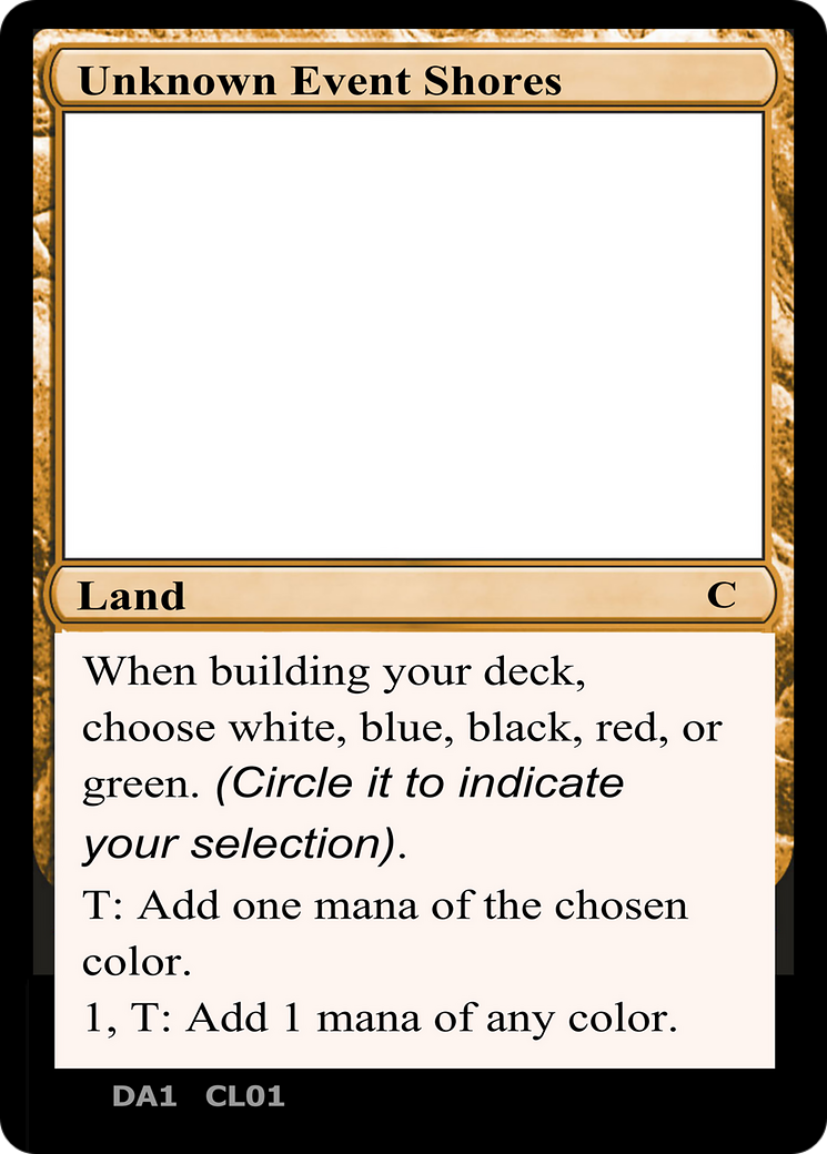 Unknown Event Shores (UNK-CL01B) - Unknown Event-1